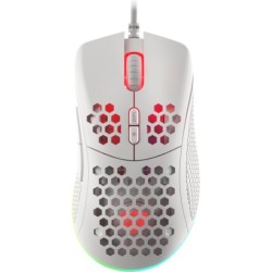 Genesis Gaming Mouse Krypton 555 Wired, 8000 DPI, USB 2.0, White