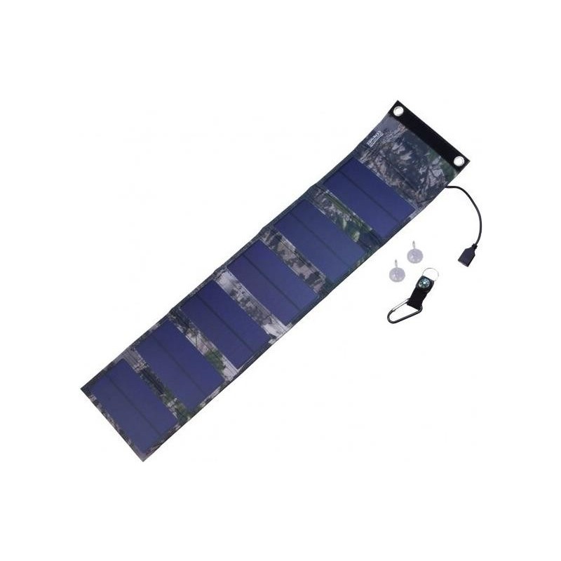 PowerNeed Sunen Waterproof solar charger 9W, camouflage