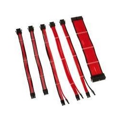 Kolink Core Adept Braided Cable Extension Kit - Racing Red