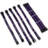 Kolink Core Adept Braided Cable Extension Kit - Jet Black/Titan Purple