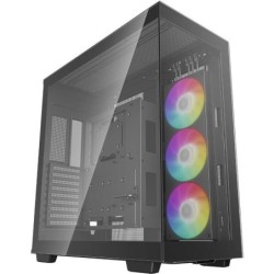 DeepCool CH780, Black, Full Tower Gaming Case, Tempered Glass, 1x 420