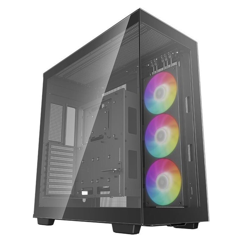 DeepCool CH780, Black, Full Tower Gaming Case, Tempered Glass, 1x 420