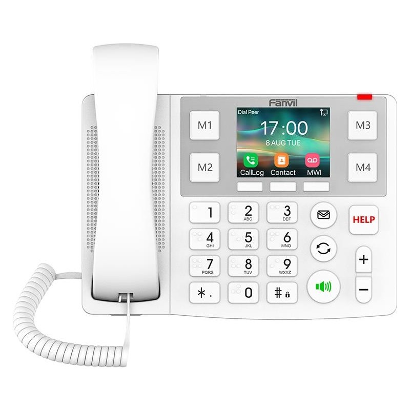 FAN-X305 - Telefono IP PoE per persone anziane e ipovedenti - Aliment