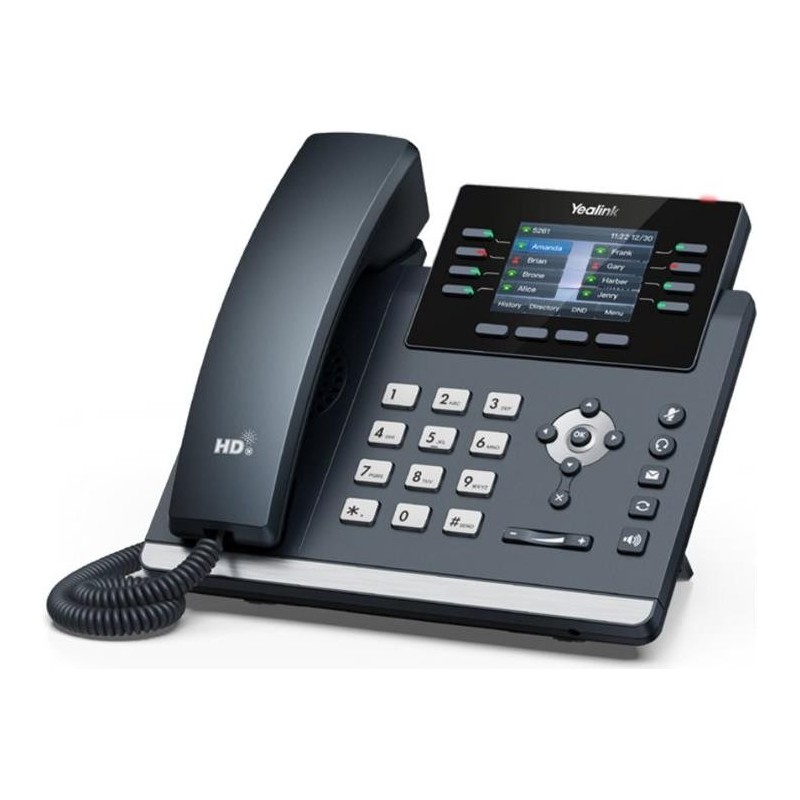 YEALINK IP-Telefon T44U 2,8&#039;&#039; s 320x240/16 Kurzwahl/12xSIP