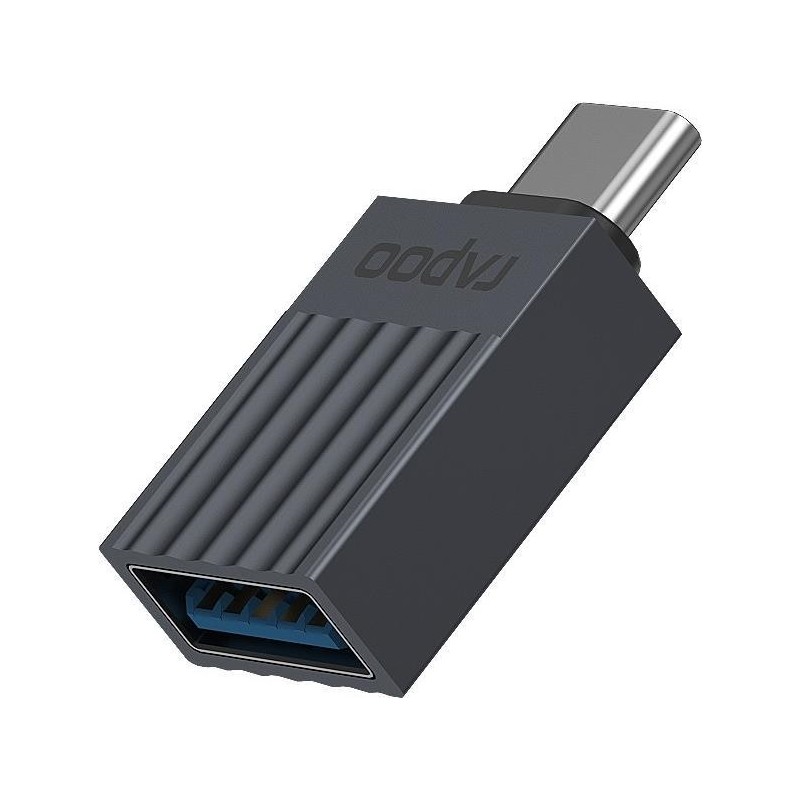 Rapoo USB-C Adapter grau USB-C auf USB-A