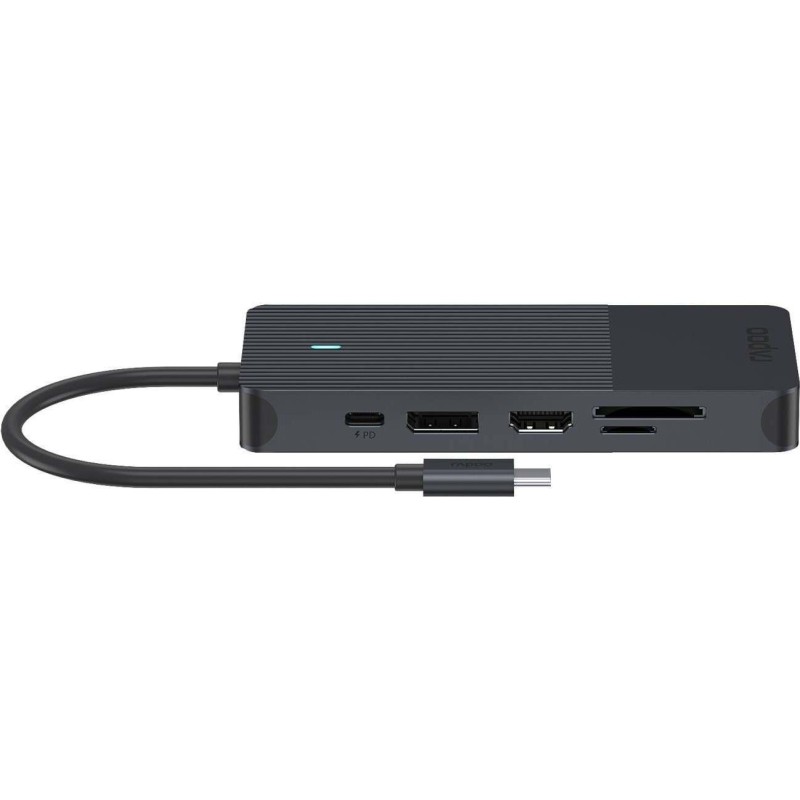 Rapoo USB-C Multiport Adapter 12-in-1, grau