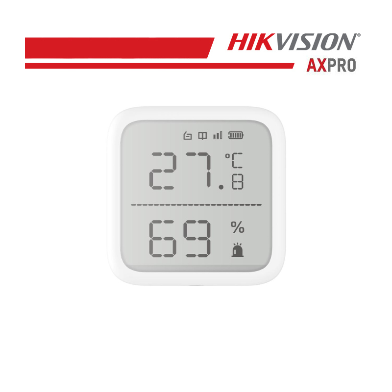 Hikvision DS-PDTPH-E-WE Termo-hygrometer Tr&Atilde;&yen;dl&Atilde;&cedil;s Indend&Atilde;&cedil;rs