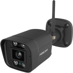 Foscam V5P WLAN &Atilde;berwachungskamera Schwarz 5MP (3072x1728), Dual-B