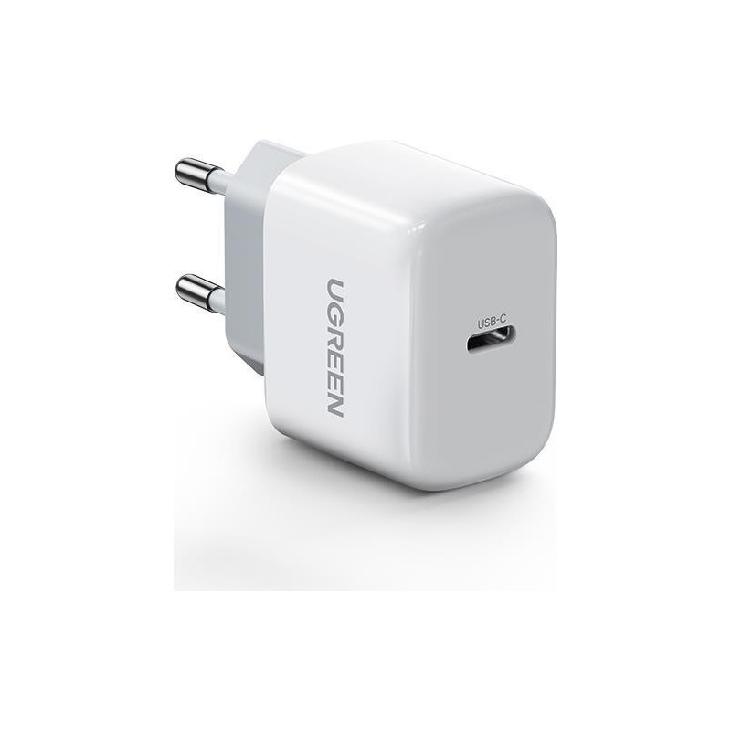 UGREEN Mini USB-C 20W PD Wall Charger EU White