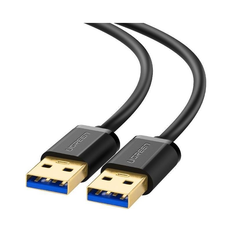 Cable UGREEN 10370 (USB 3.0 type A M - USB 3.0 M 1 m black color)