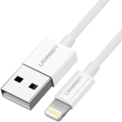 Cable UGREEN 20728 (USB 2.0 M - Lightning M 1 m white color)