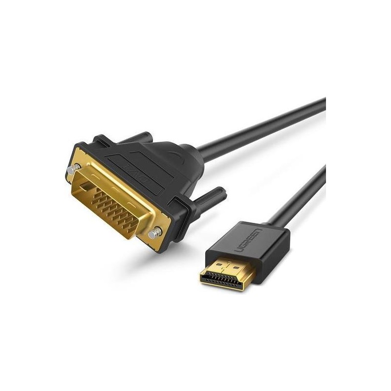 Kabel Ugreen HDMI - DVI-D 1m czarny (30116)