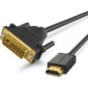 Kabel Ugreen HDMI - DVI-D 1m czarny (30116)