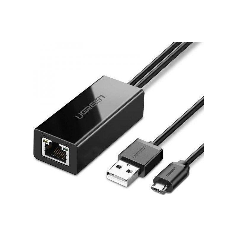 Ugreen Netv&Atilde;&brvbar;rksadapter USB 2.0 100Mbps Kabling