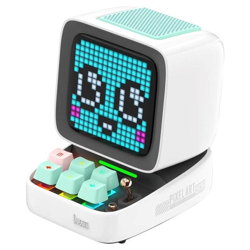 Glosnik Divoom Divoom Ditoo Pro white Glosnik Bluetooth Art-Game Retro