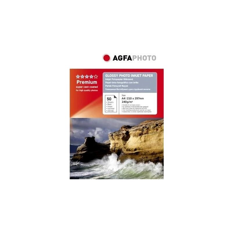 AgfaPhoto Premium Glossy Photo Paper 240 g A 4 50 Blatt