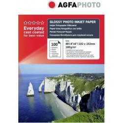 AgfaPhoto Everyday Photo Inkjet Paper Glossy 180 g 10x15 100 sh.