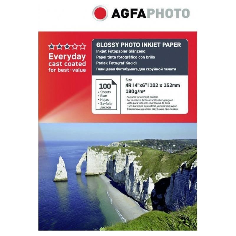 AgfaPhoto Everyday Photo Inkjet Paper Glossy 180 g 10x15 100 sh.