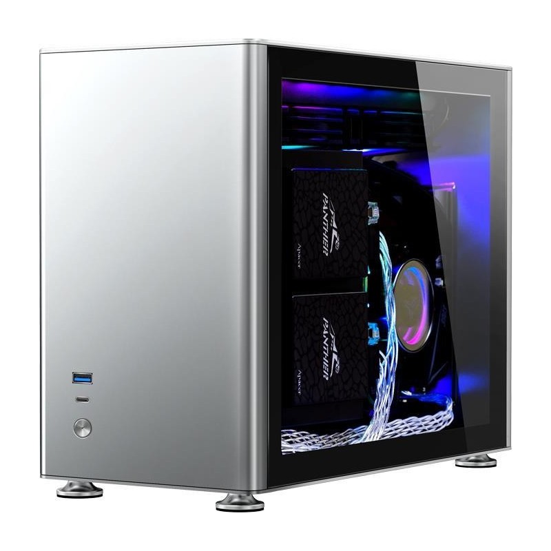 Jonsbo A4 Argento Jonsbo A4-Silver/window ITX Case