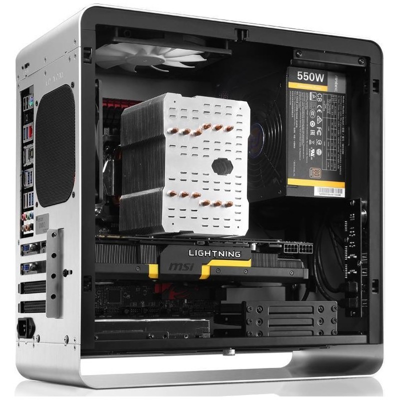 Jonsbo UMX3 Argento Jonsbo UMX3 Silver/Window ITX Case