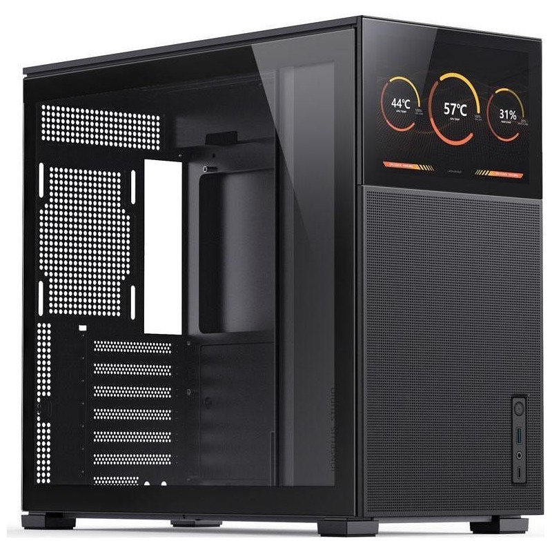 Jonsbo D41 MESH Screen ATX Geh&Atilde;&curren;use, Tempered Glass - schwarz