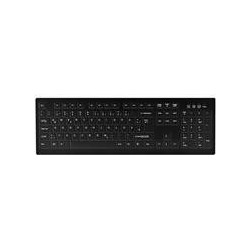 Hygiene Desktop Keyboard Sealed - Corded - QWERTY - Black