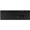 Hygiene Desktop Keyboard Sealed - Corded - QWERTY - Black