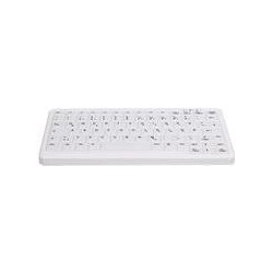 Hygiene Mini Notebook Style Keyboard Sealed - Corded - QWERTY - White