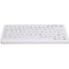 Hygiene Mini Notebook Style Keyboard Sealed - Corded - QWERTY - White