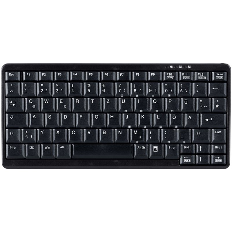 Active Key AK-4100-U - Tastatur - USB - Deutsch - Schwarz (AK-4100-U-