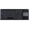 Industry 4.0 Compact Ultraflat Touchpad Keyboard - Corded - QWERTY - 