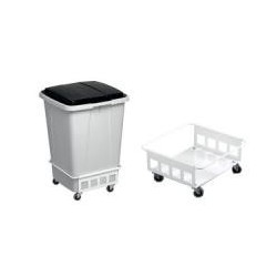 Durable Metal Trolley for DURABIN 90 Litre Square Bin 385 x 395 x 180