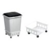 Durable Metal Trolley for DURABIN 90 Litre Square Bin 385 x 395 x 180