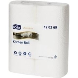 TORK K&Atilde;&frac14;chenrollen Tork K&Atilde;&frac14;-Rollen 2lg wei&Atilde; 24Ro2-lagig24 Roll