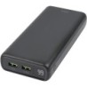 DELTACO power bank 20 000 mAh, 1x USB-C PD 60W, 2x USB-A fast charging