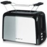 Emerio Toaster 2 Scheiben, Edelstahl, Thermostat, Aufsatz