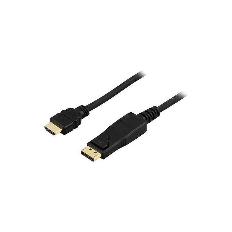 Deltaco DP-3020 cavo e adattatore video 2 m DisplayPort HDMI tipo A [