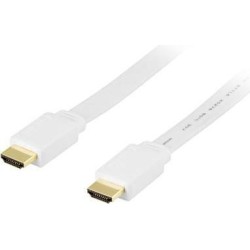 Deltaco HDMI-1050H cavo HDMI 5 m HDMI tipo A [Standard] Bianco (DELTA