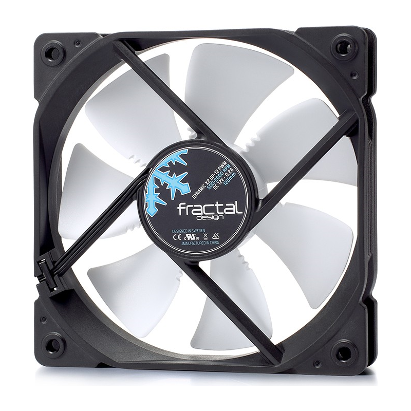 Fractal Design Dynamic X2 GP-12 PWM, Wei&atilde;-120 MM (Geh&auml;usel&uuml;ter, FD