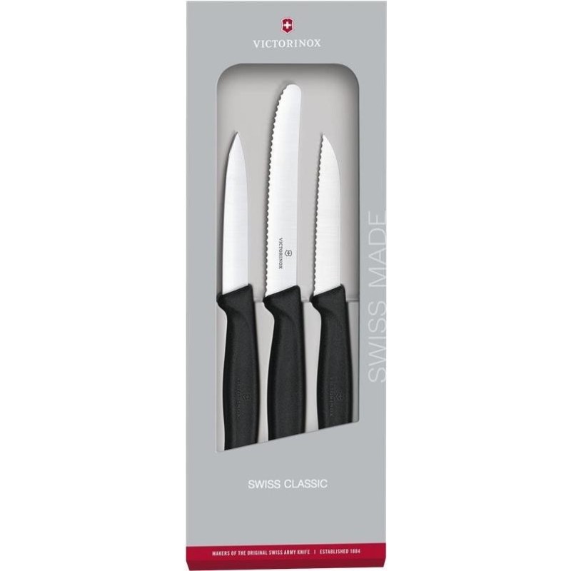 Victorinox V-6.71 13.3G Swiss Classic Gem&uuml;semesser-Set, 3-teilig, sc