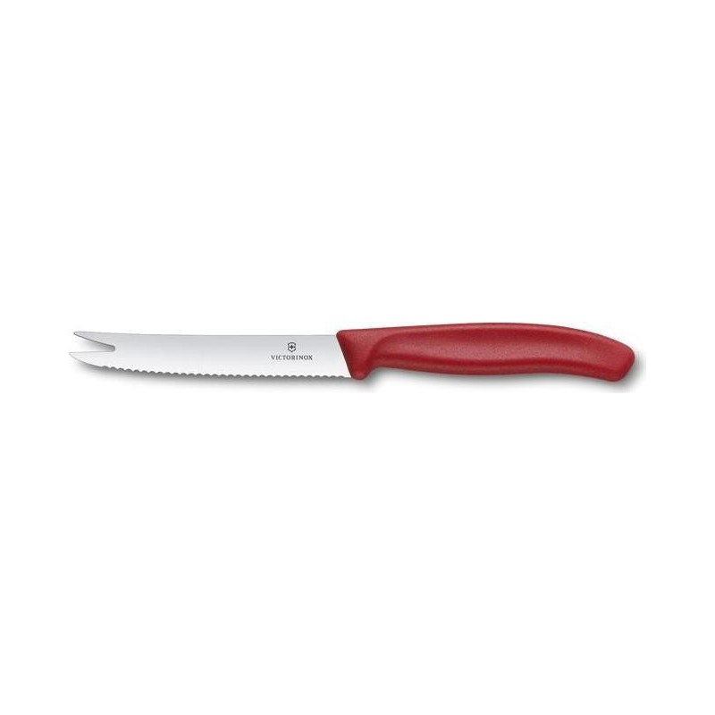 VICTORINOX Schinkenmesser Swiss Classic silber, rot