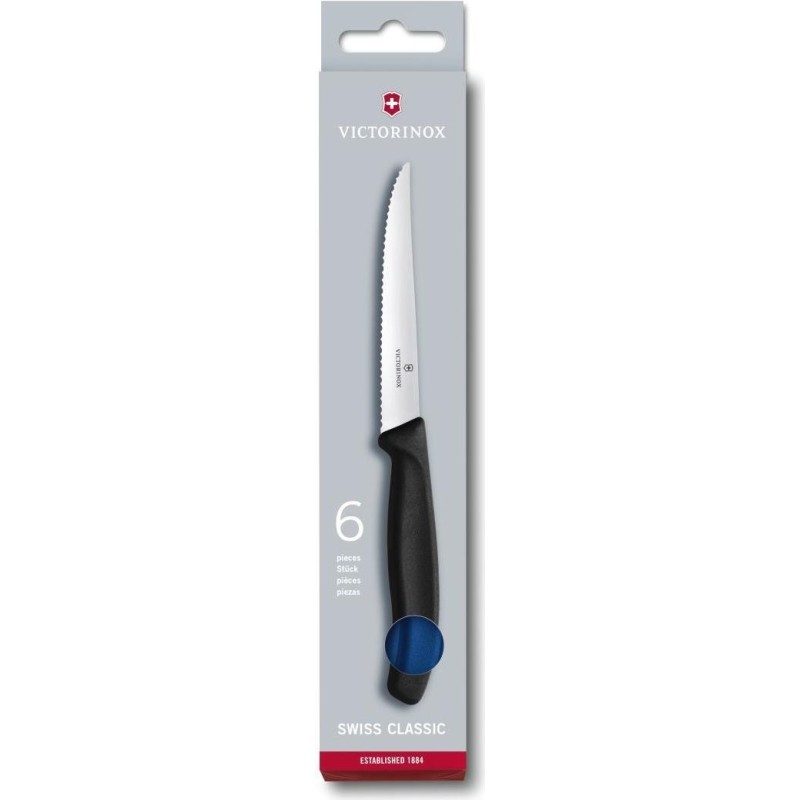 Victorinox Swiss Classic steak knife 6 tlg. blue