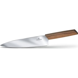 Victorinox V-6.90 10.20G Swiss Modern Tranchiermesser, 20cm, Nussbaum