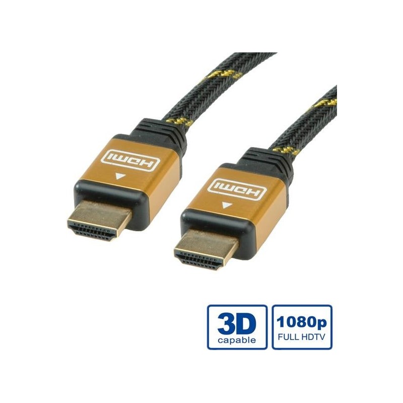 ITB RO11045504 cavo HDMI 75 m HDMI tipo A Standard Nero Oro 7