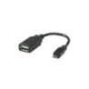 ITB RO11028311 cavo USB USB 20 USB A Micro-USB B Nero ADATTATORE