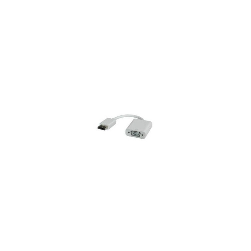 ITB DP - VGA M/F 01m 01 m DisplayPort VGA D-Sub Bianco ADATTATOR