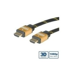 ITB RO11045506 cavo HDMI 10 m HDMI tipo A Standard Nero Oro HIG