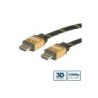 ITB RO11045506 cavo HDMI 10 m HDMI tipo A Standard Nero Oro HIG