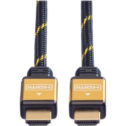 ITB RO11045501 cavo HDMI 1 m HDMI tipo A Standard Nero Oro TOP