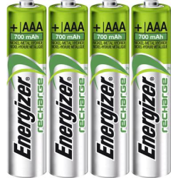 Batteria Energizer, micro, AAA, HR03, 1,2 V/500 mAh universale, blist